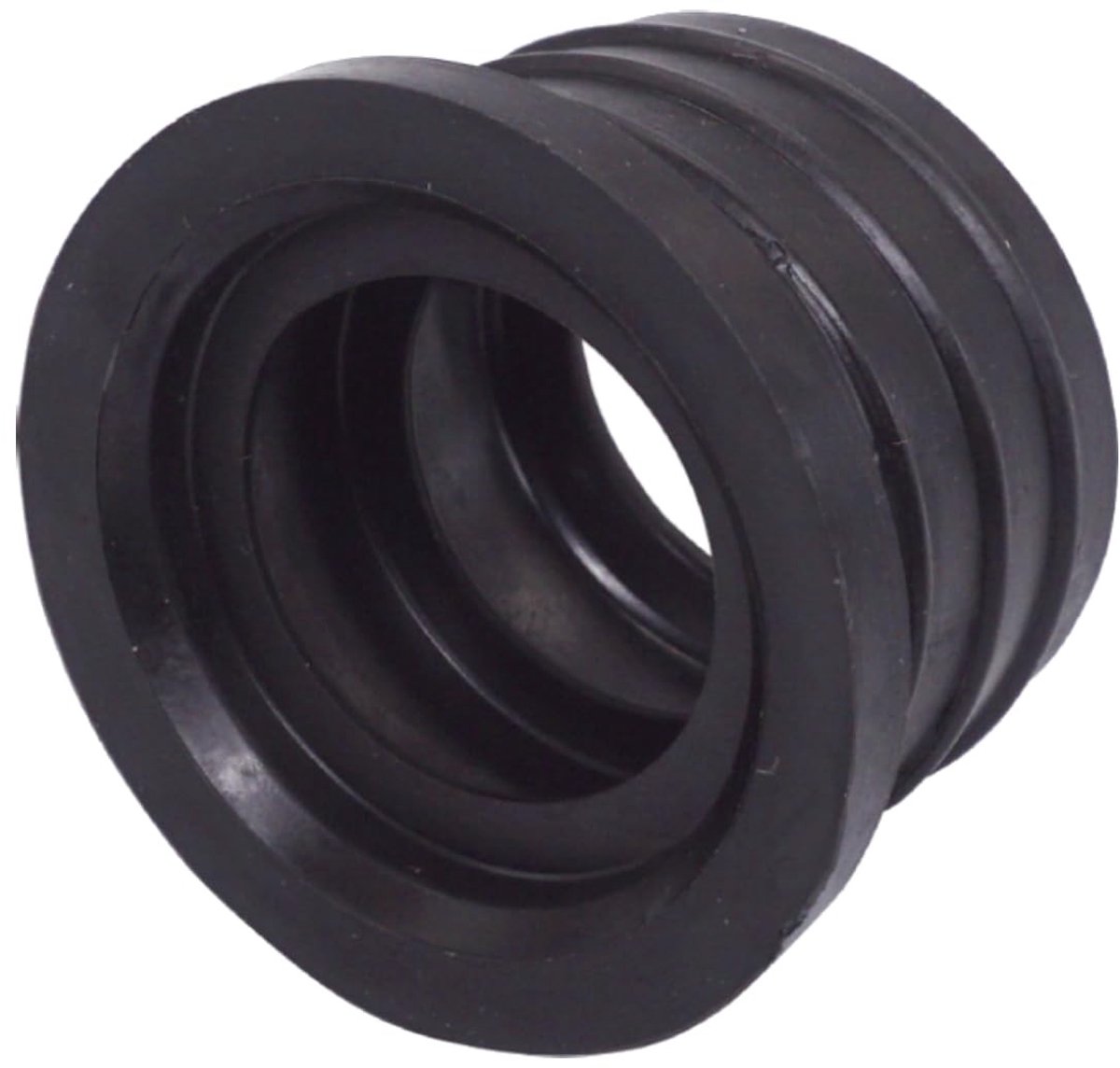 Elzusha - Set van 2 Zwarte Rubber Koppelingen voor Afvoerbuizen