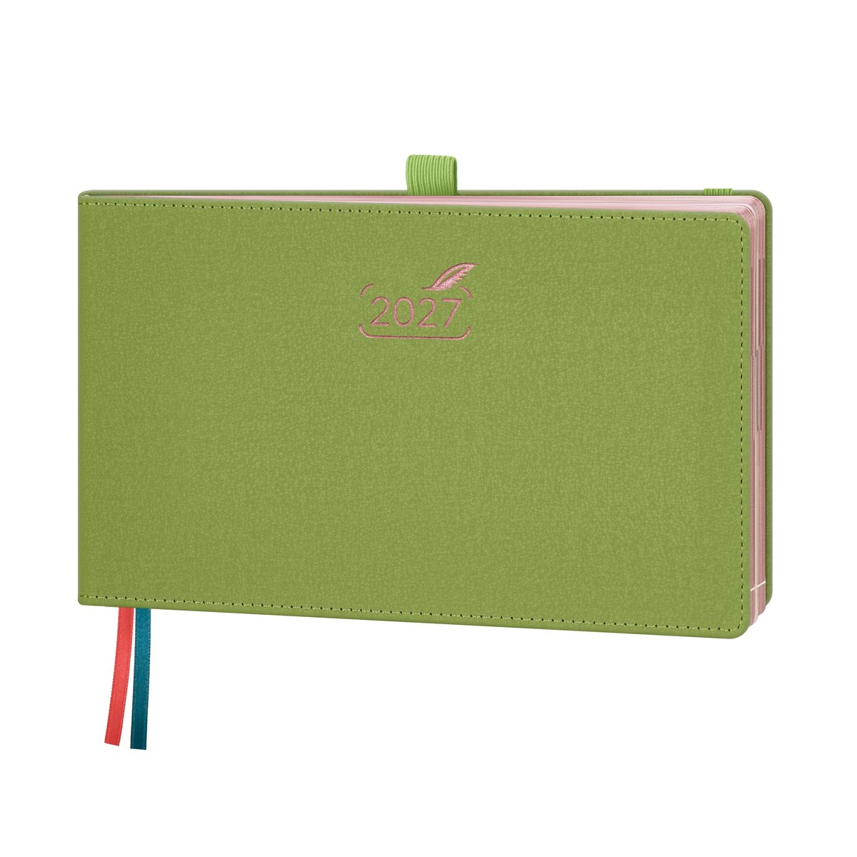 Elzusha - Liggende Boekkalender 2027 Weekplanner Fruitgroen