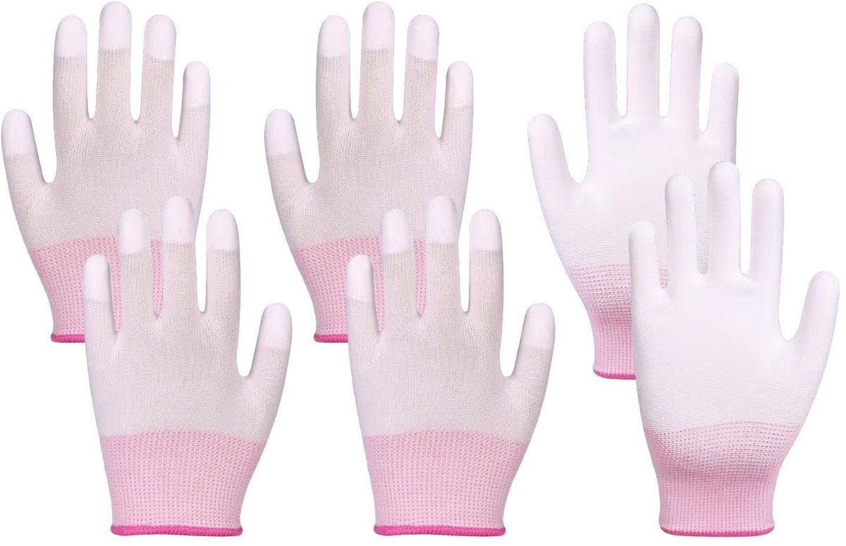 Handschoenen voor Hittebestendig Haar - Roze - 21,2 cm - Antislip en Hittebestendig - Voor Kappers en Thuisgebruik