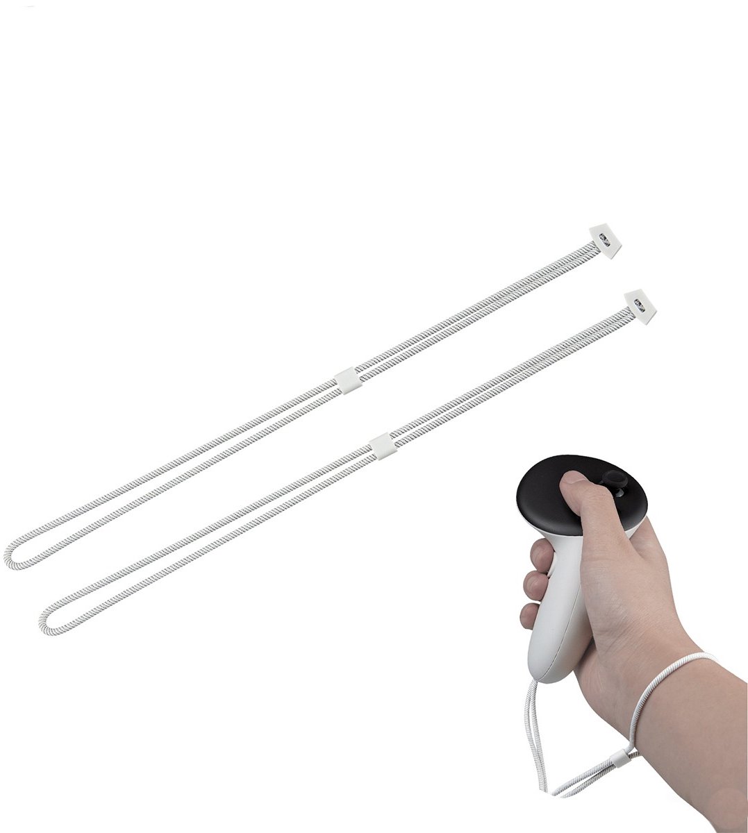 VR-controller polsbandjes x2 — verstelbare nylon handbanden voor veilige, comfortabele VR-gameplay