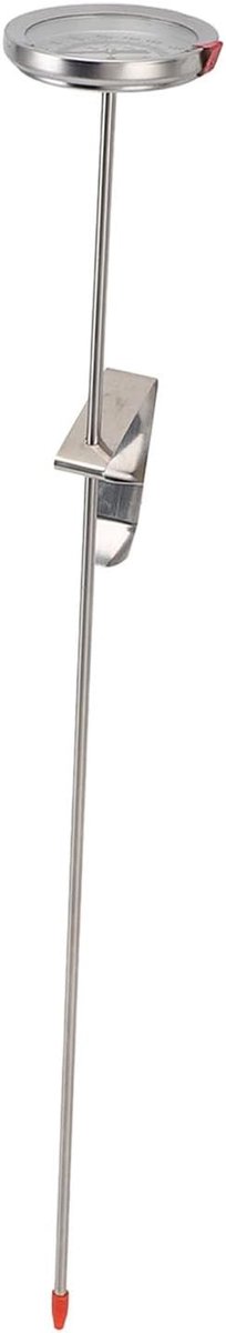 Kookthermometer - Zilver - 40 cm - Roestvrij Staal - Voor Olie en Gegrild Voedsel