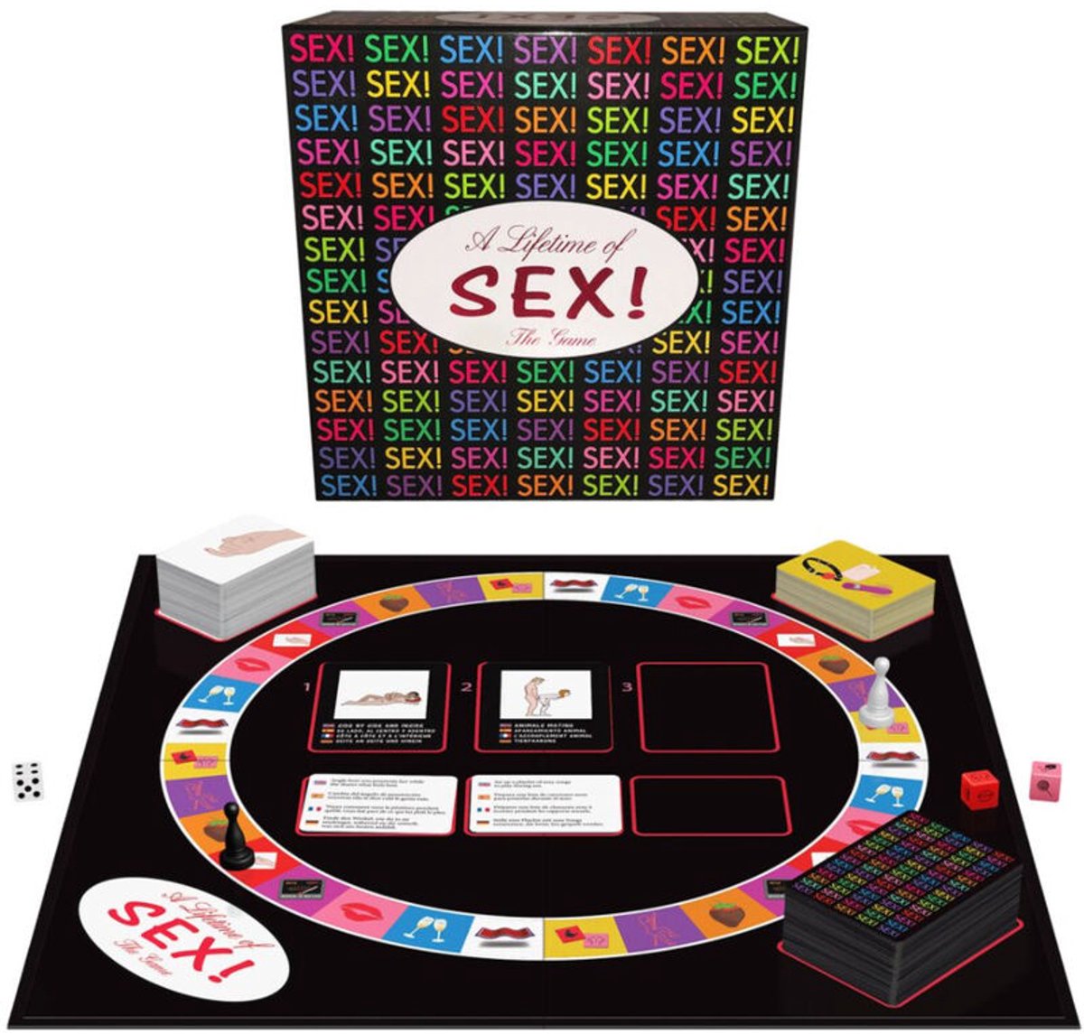 KHEPER GAMES - A LIFETIME OF SEX BOARD GAME