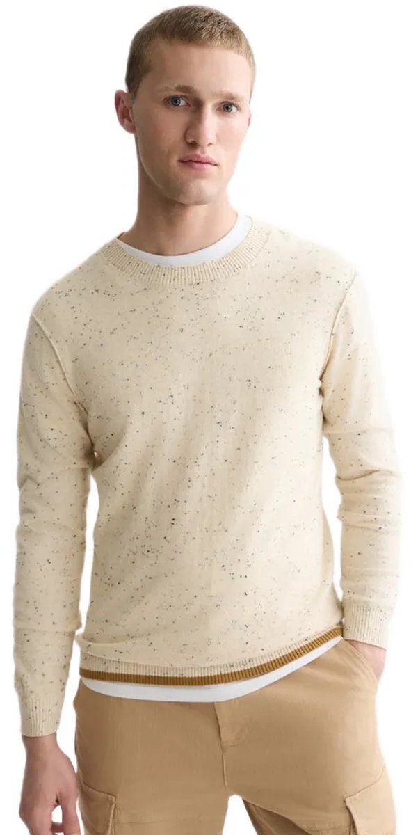Neps wool-blend regular-fit pullover