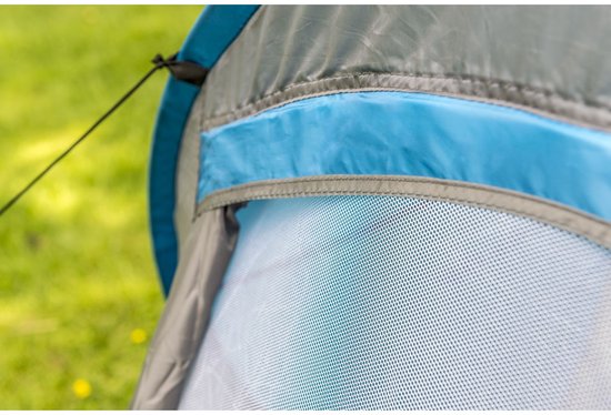 Dunlop Pop Up Tent - Blauw/ Grijs/ Wit - 2 Persoons van Dunlop — afbeelding 4