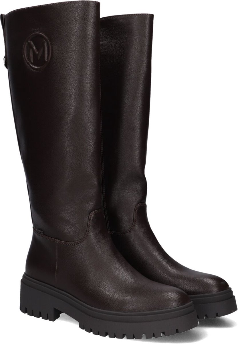 Mexx Maiana Keto Laarzen - Leatherlook - Dames - Bruin - Maat 36