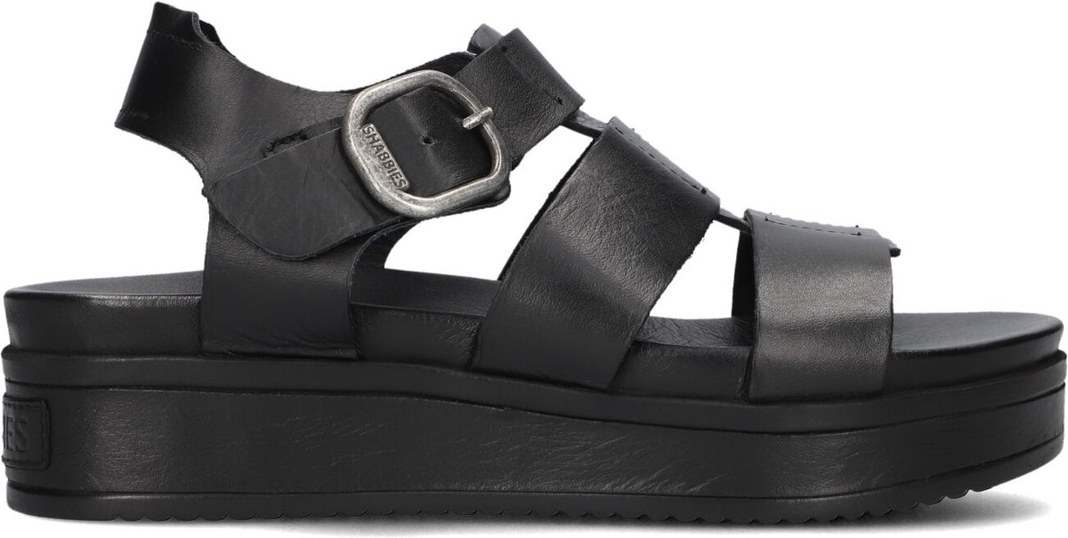 Shabbies Maro Bold Sandalen Dames Zwart
