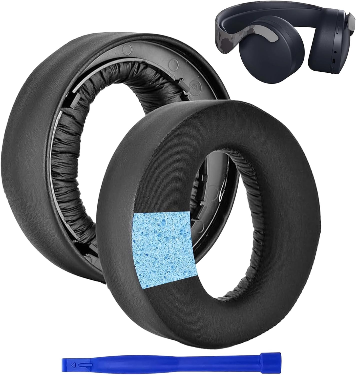 Professionele Vervangende Oorkussens voor PS5 Headsets, Hoogwaardige Geheugenfoam voor Comfort en Duurzaamheid, Ideaal voor Gaming en Geluidsisolatie