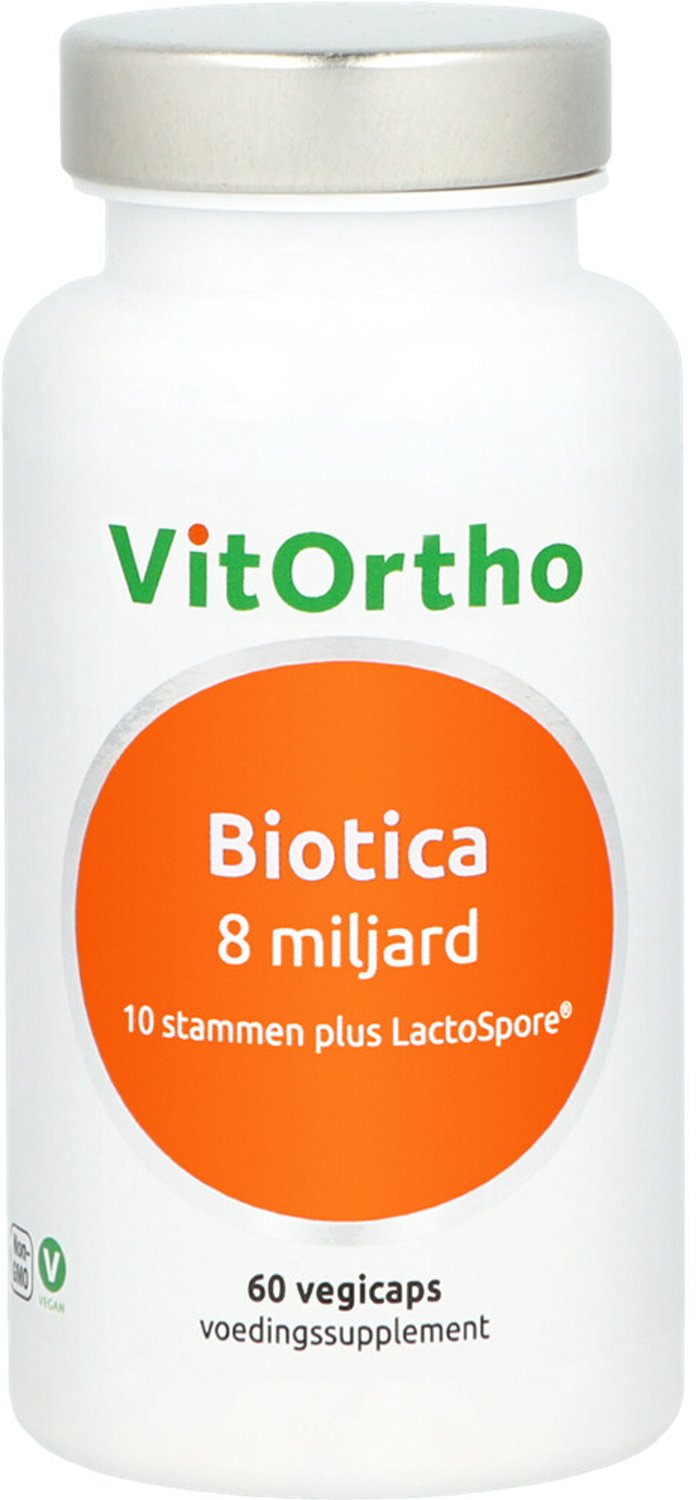 Vitortho - Biotica 8 miljard - 2 x 60 vegacapsules - Voordeelverpakking