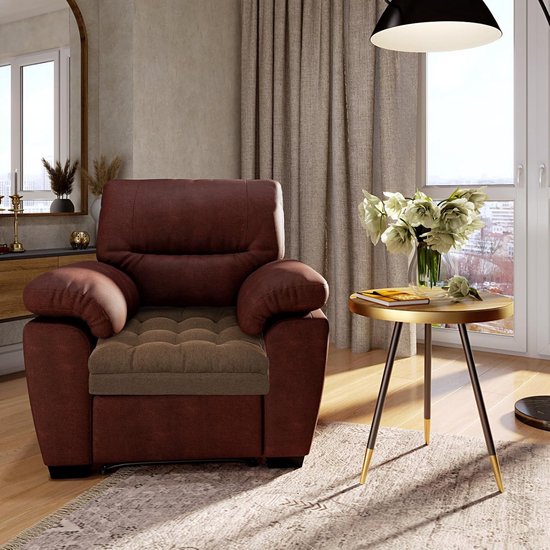 Dubbele Laag Geheugenfoam Zitkussen voor Senioren - Grote Stoelverhoger 50 x 50 x 12 cm, Antislip, Bruin, Comfortabel en Ondersteunend — afbeelding 2