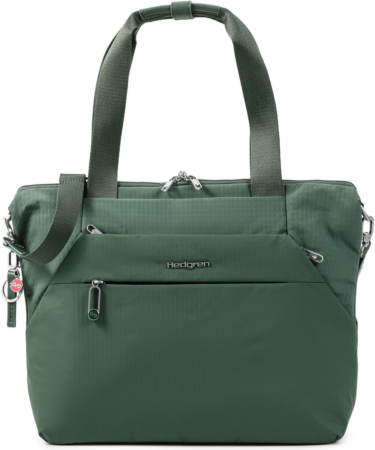 Hedgren Furo Shopper Tas RFID-bescherming 37 cm Laptopvak - 15 L - duck green