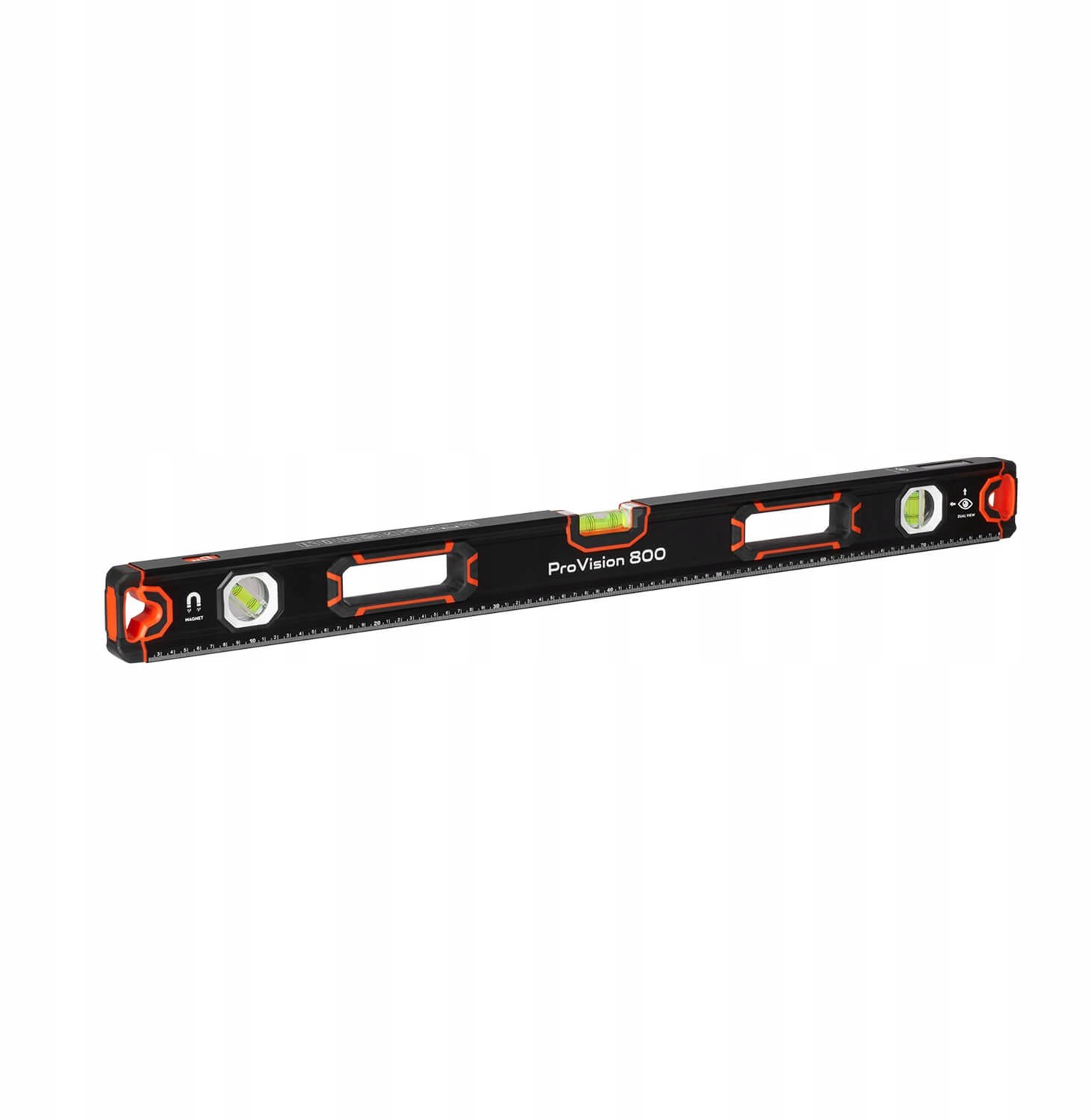 Merkloze Waterpas 800 mm met Magneet en Zijvenster