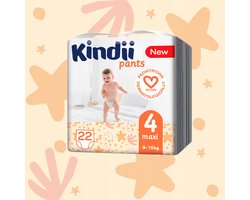 Kindii Maxi Luiperbroekjes Maat 4 (9-15 kg) - 66 Stuks