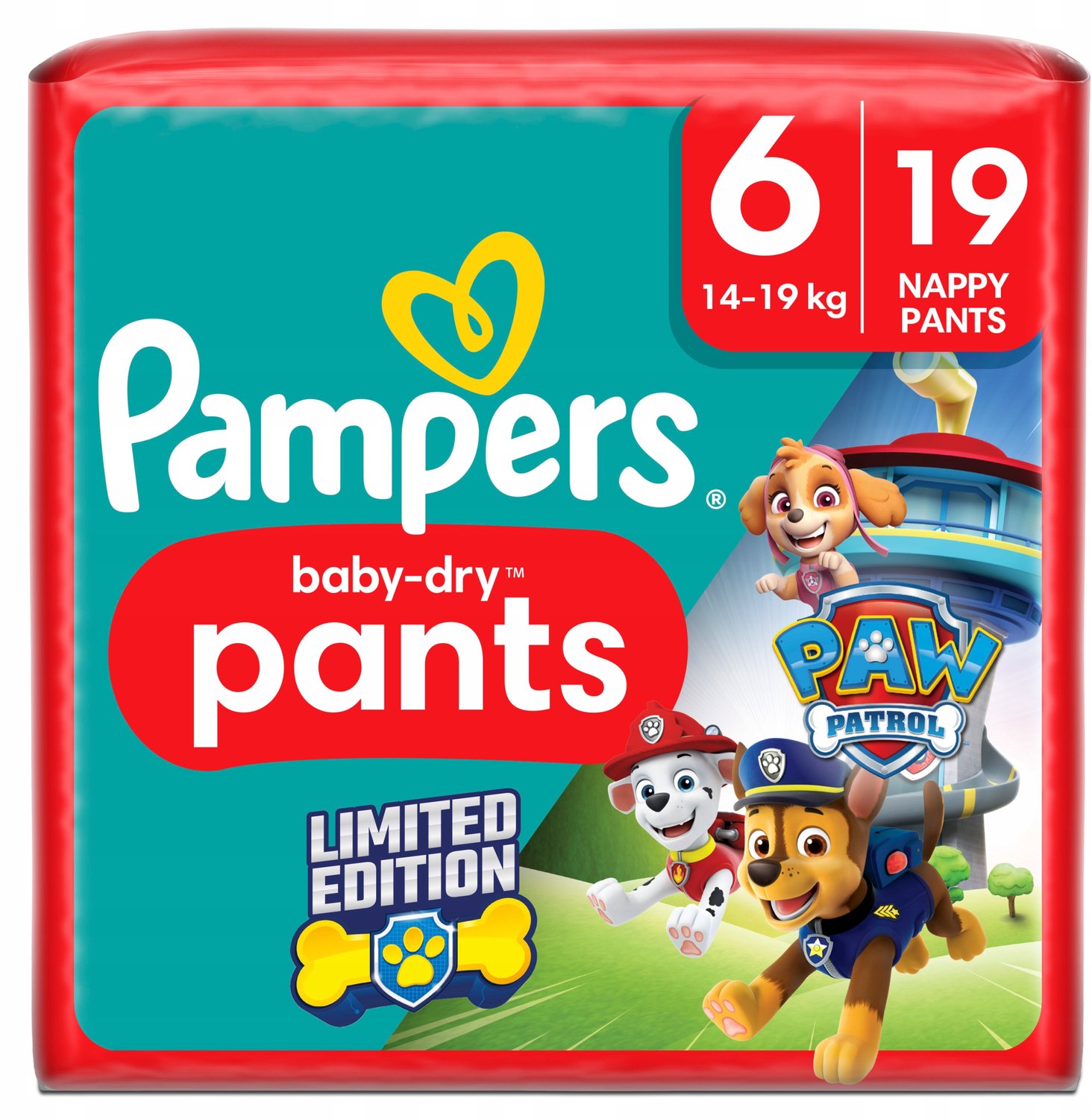 Pampers Baby Dry luierbroekjes maat 6 | 19 stuks