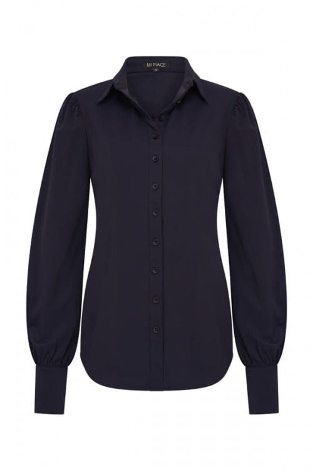MI PIACE - Travel Blouse Pofmouw Uni Dark Blue 2037 - Maat : XL