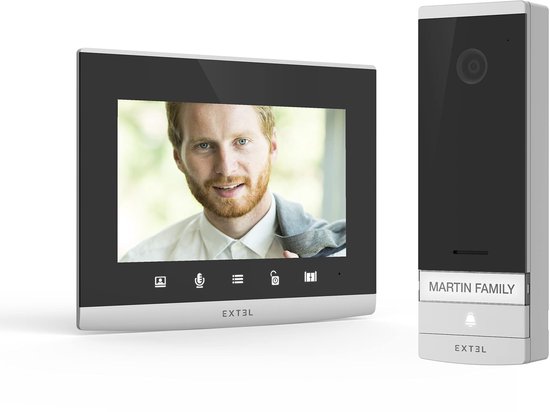Video Deurbel 2-draads Bedraad - 7 Inch Touchscreen - Nachtzicht - Wifi Verbinding - Buitenbeveiliging - Intercom Systeem — afbeelding 2