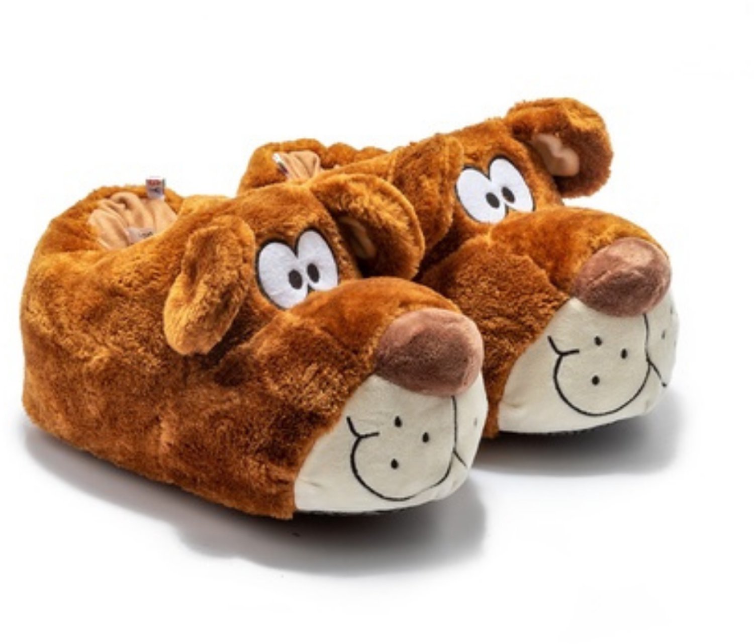 Berussa - Twigy - Unisex Pluche Pantoffels - Heren Sloffen – Pantoffels Dieren - Cadeautje - Fibert Patroon 36/46