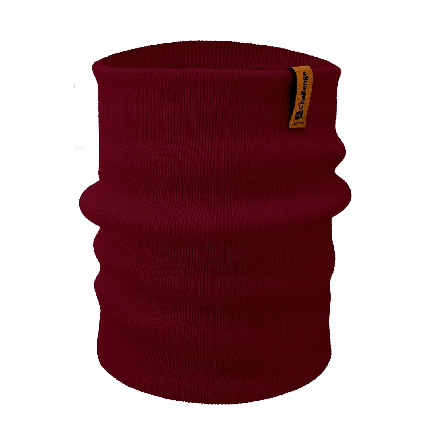 Merkloos Winter Sjaal Komin - Universeel Maat - Bordeaux Rood