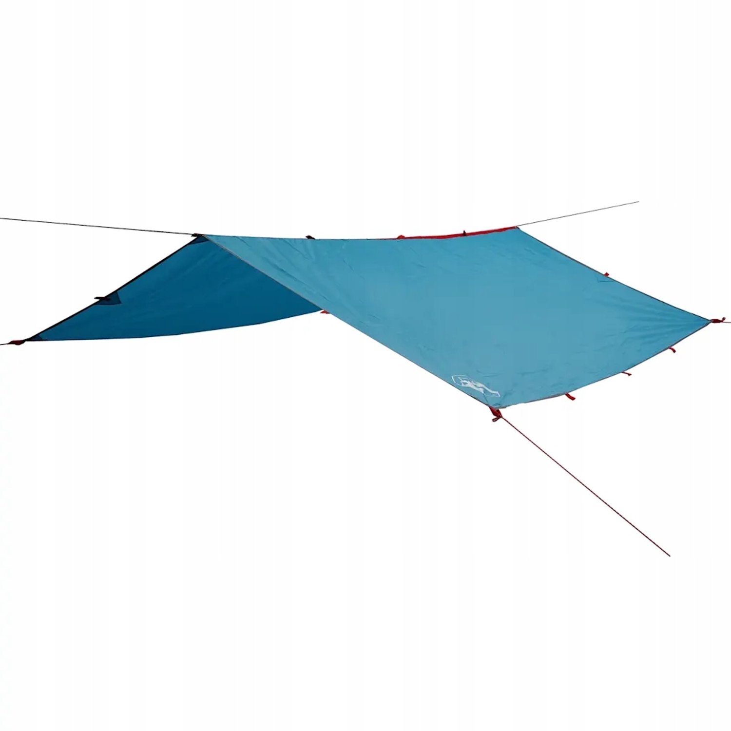 Tarp Kampeerzeil Blauw 300x294 cm Polyester 185T PU Coating