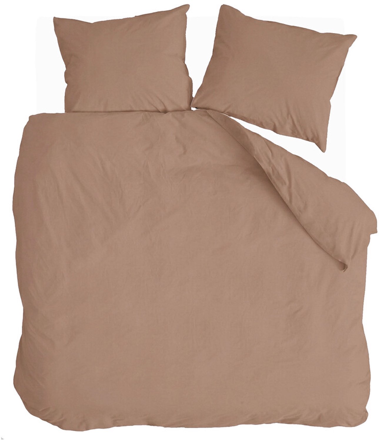 Byrklund Dekbedovertrek Quiet Cozy - 240x220 - 100% Katoen (BCI) - Latte