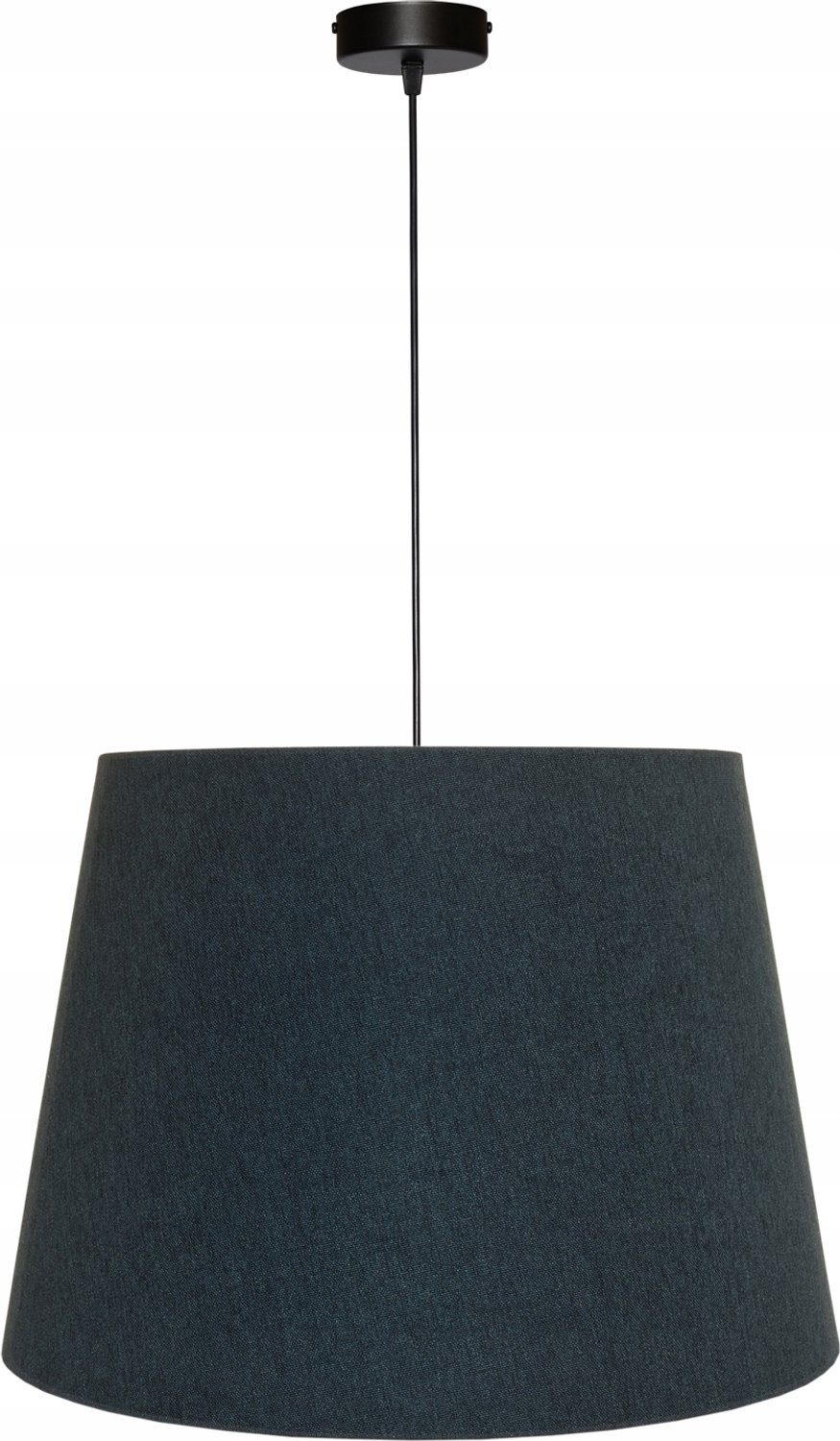 Hanglamp Blauw-Turquoise met Gouden Kap, 34x44x29 cm