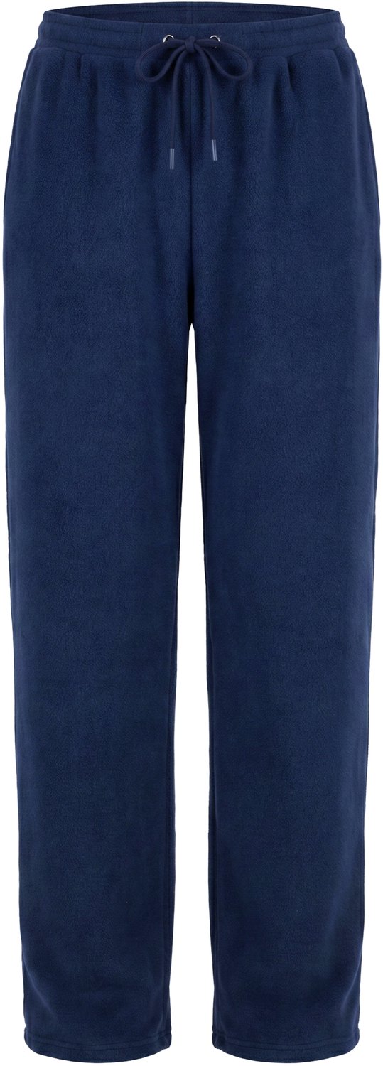 Ulla Popken - Dames - Broek Rose wijde rechte pijpen elastische tailleband - Marine - Maat 62+