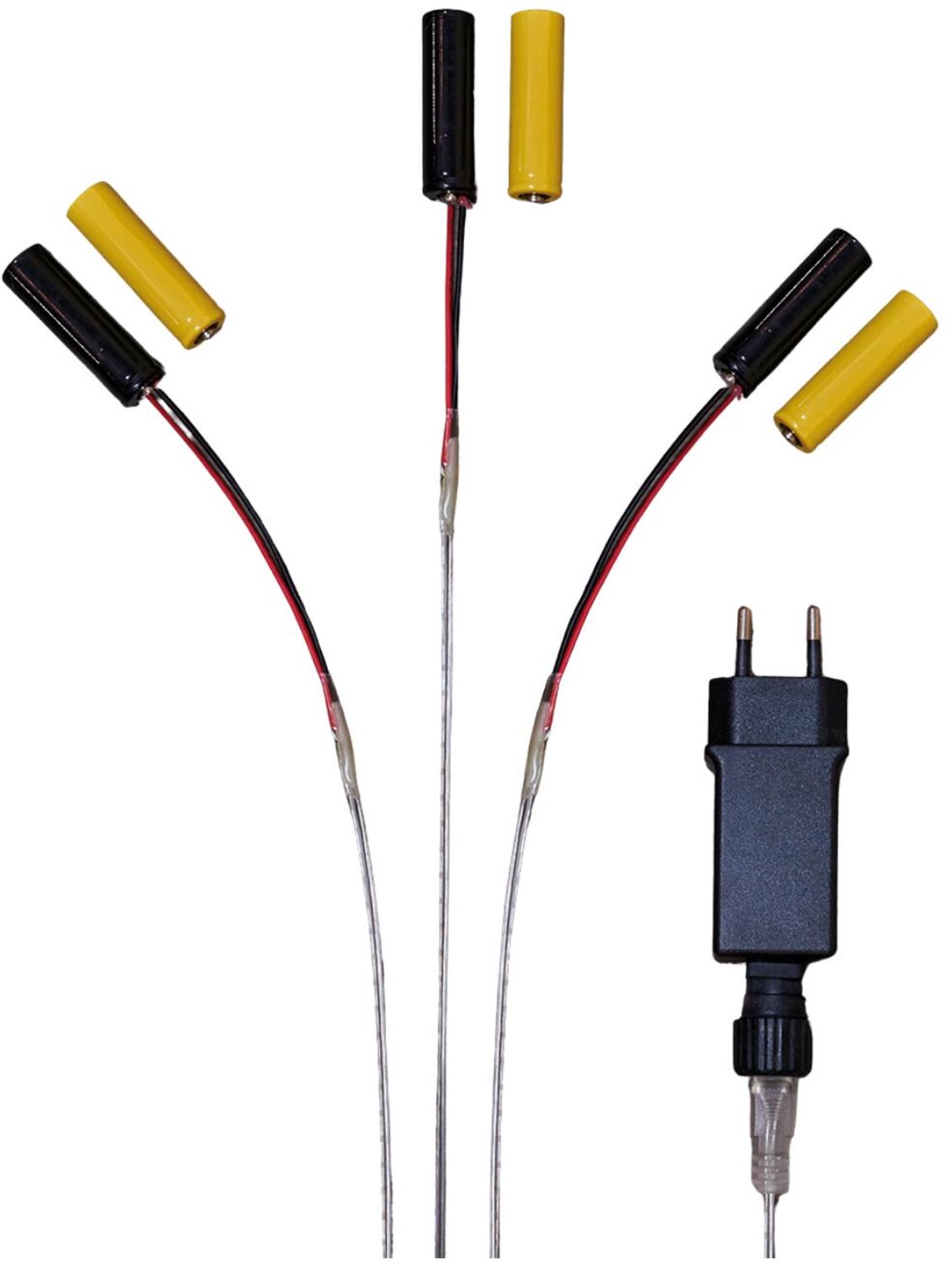 Batterijvervangers - voor 2x AAA batterijen - 3 apparaten - Batterij Eliminator - batterij adapter