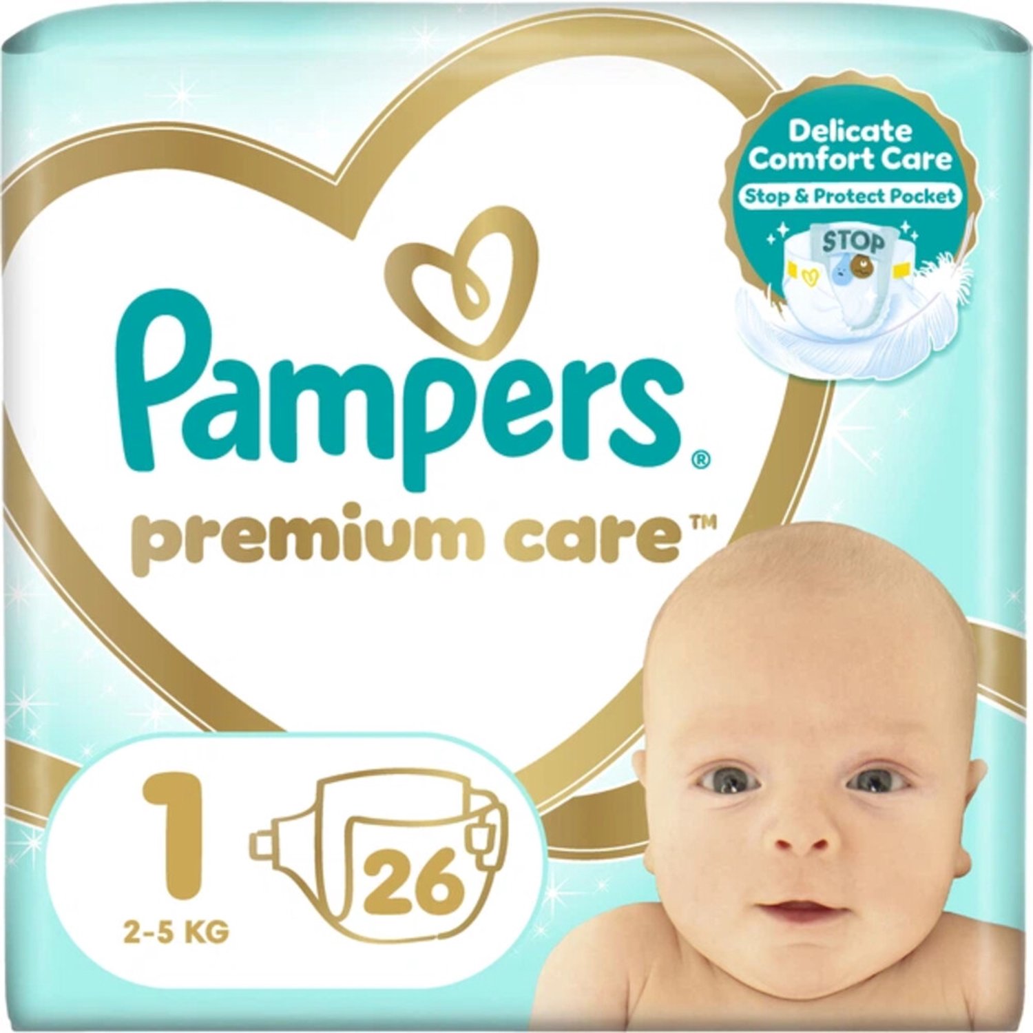 Pampers Premium Care luiers maat 1 | 26 stuks