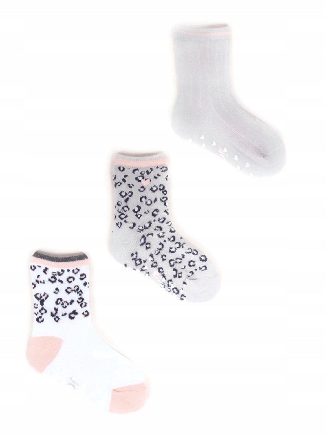 Merkloze Babysokken met Antislip - Maat 17-19 (3-pack)