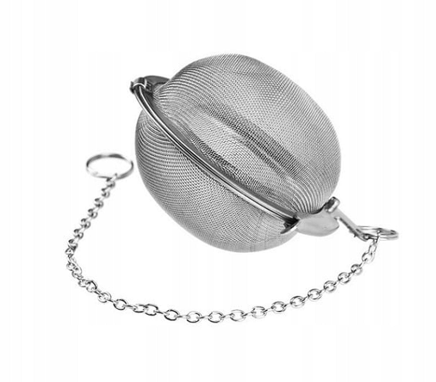 Thee Zeef met Ketting - Roestvrij Staal - 4.5cm Diameter