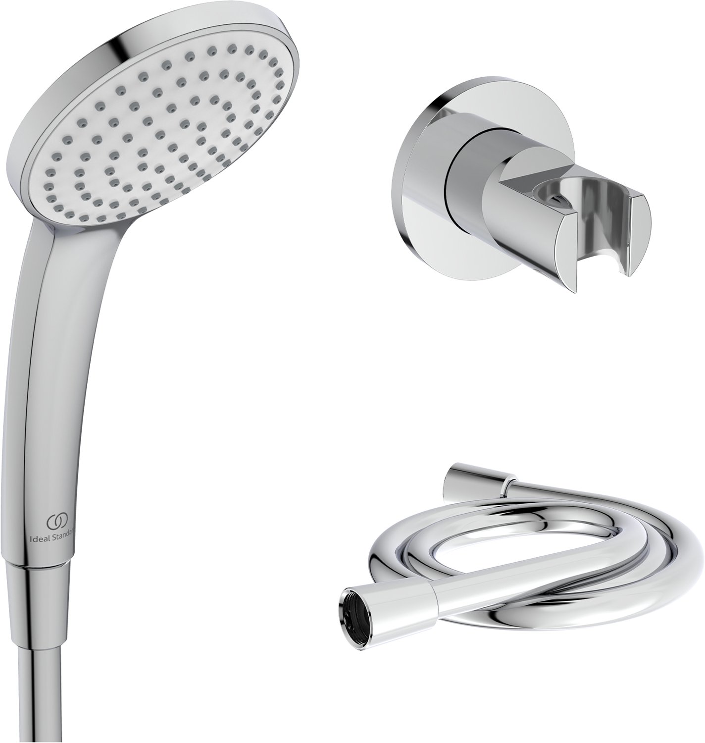 Ideal Standard Alero handdoucheset, handdouche, doucheslang (1750 mm) en muurbeugel – Chroom