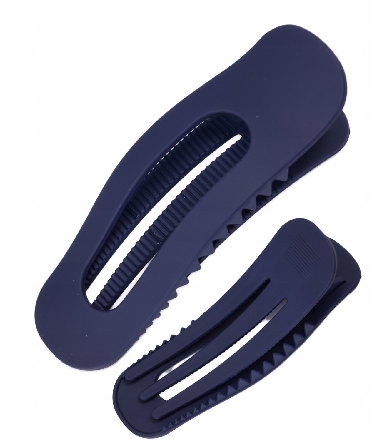 Grote Matte Granaatrode Haarclip Klem - Duurzaam Plastic