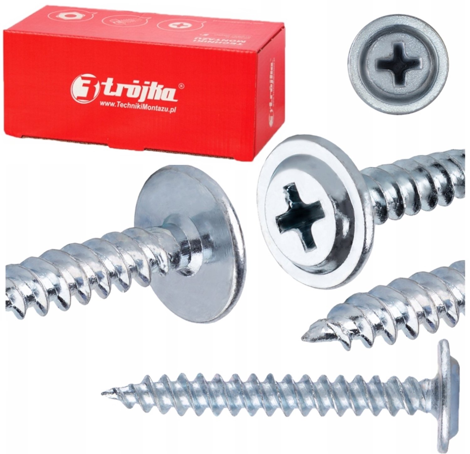 Verzinkte Dakplaatbouten 4,2x50 mm - 250 Stuks