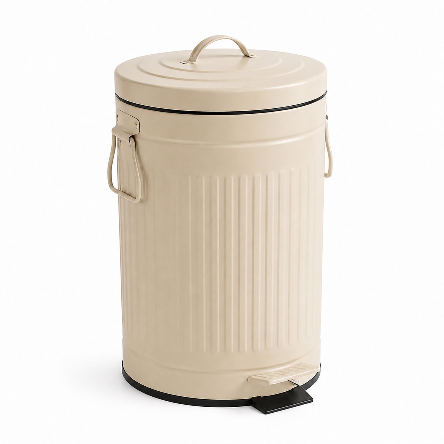 Prullenbak - 12 l - beige