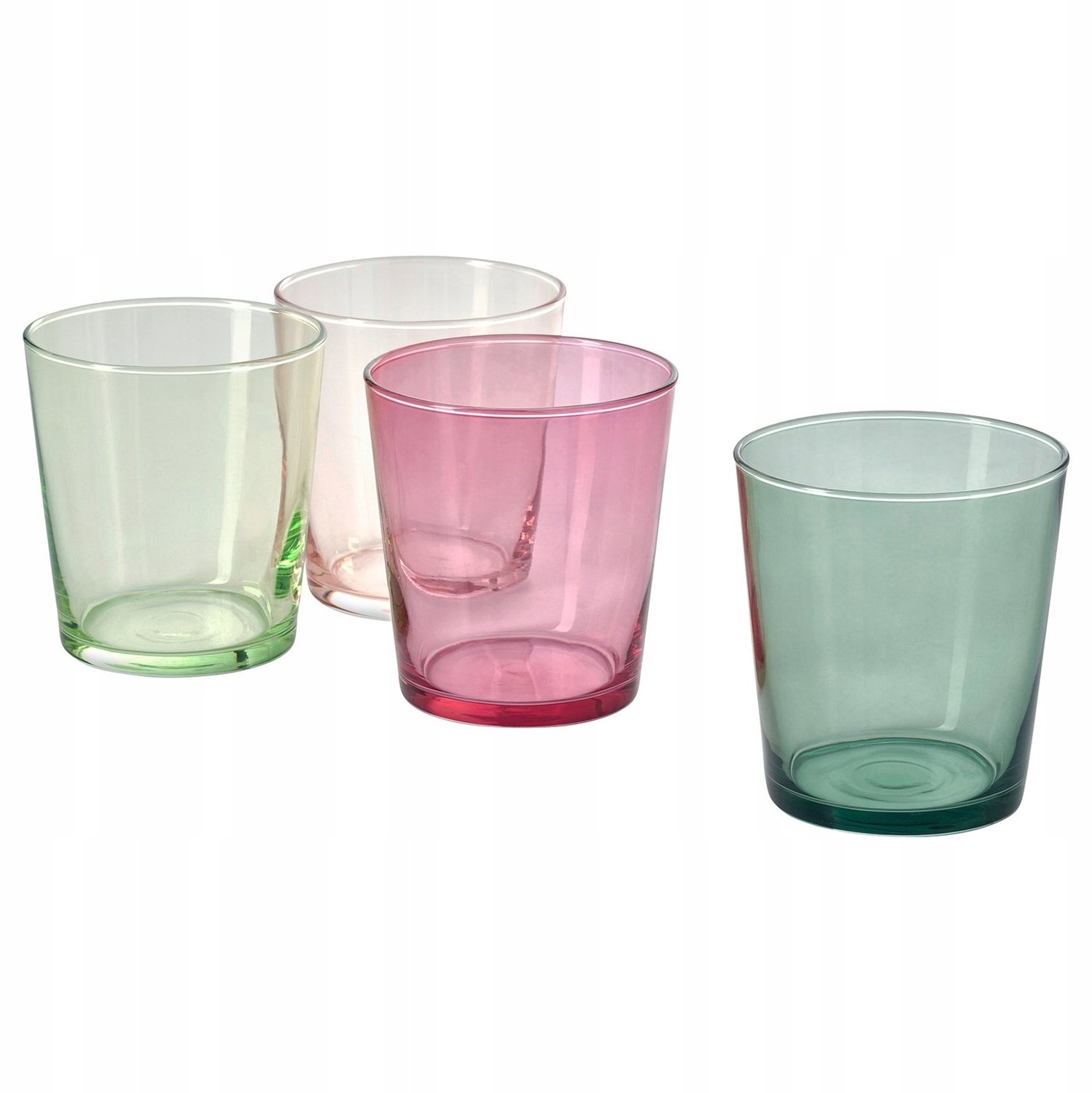 PAPPERSBJÖRK Glazen - 30 cl - Set van 4 - Diverse Kleuren