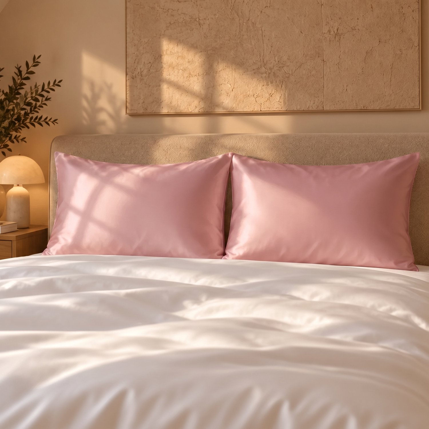 Silk Heaven Zijden kussensloop 50x60cm Blush Rose hotelsluiting - 22 Momme - 100% moerbeizijde - Silk Heaven - 50x60cm / Hotelsluiting Roze