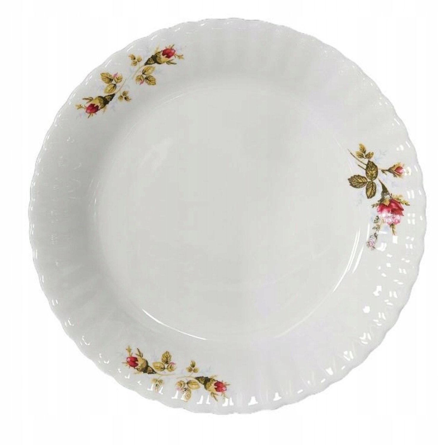 Chodzież Iwona B026 Platte Soepkom 24 cm - Rozenmotief