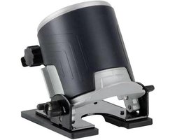 Routerbasis - Trimmeraccessoire - Houtbewerking - Kanten trimmen - Verstelbare hoek - 65 mm - Zwart
