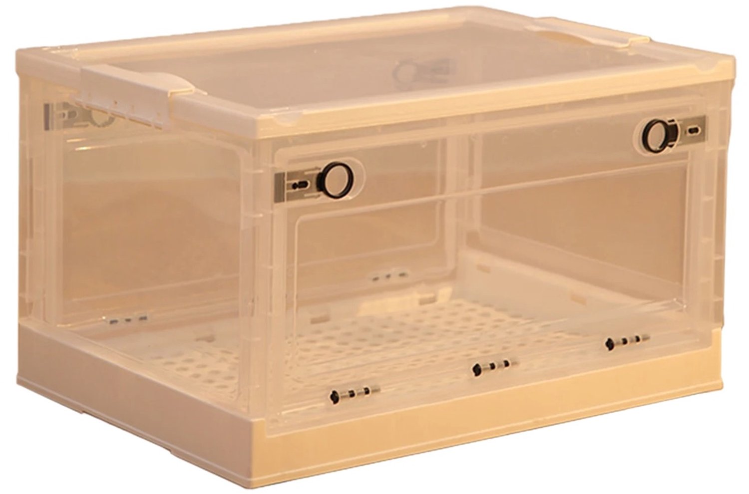 Nutrella - Zuurstoftherapiekooi - Vernevelaarbox - Draagbaar - Vernevelings- en zuurstoftherapie - 51 x 36 x 30 cm - Transparant en wit