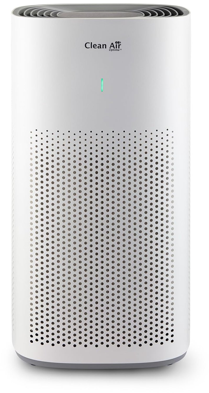 Luchtreiniger HEPA-filter Actief Koolstoffilter - 350 m³/h Vermogen - 70 m² Oppervlak - Lichtgrijs Wit - Voor Thuis En Kantoor