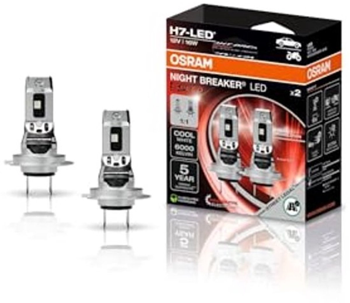 H7 snelheidslampen - set van 2