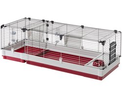 Ferplast Kooi Voor Cavia's - Kooi en Accessoires Inclusief - Openend en Modulair - 162 x 60 x h 50 cm