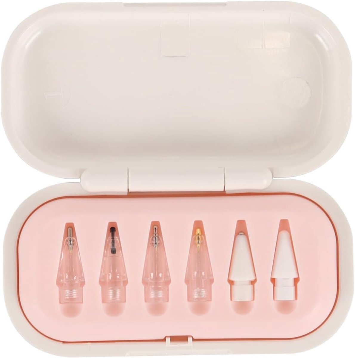 Punten voor Pencil Pro, verbeterde styluspenpunten met roze draagtas, compatibel met I-Pencil 2e/1e generatie (6-in-1)