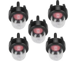 5 stuks lamp brandstofpomp vervanging, plastic siliconen direct fit fs120 FS200 fs200r fs250 HT250 ZAMA MS, plastic siliconen 24g eenvoudig te installeren kettingzaagaccessoire