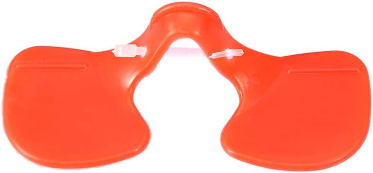 100 Stuks Kippenbril Veiligheidsbril voor Pikpreventie Rood