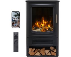 Dimplex Oakridge Elektrische Sfeerhaard Vrijstaand – Elektrische Kachel met Verwarming 1 of 2 kW –…