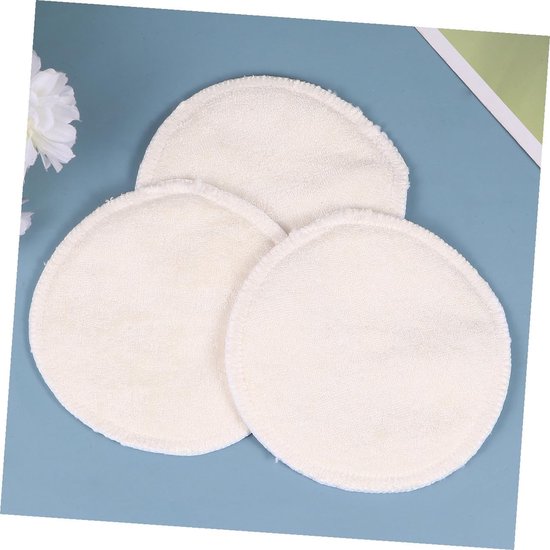 6 Stuks zoogcompressen wasbare borstkussentjes zwangerschapskussens pompen doorweeker maandverband voor dames sanitair anti galactorroe bh-pads vrouwen anti-galactorroe pad — afbeelding 2