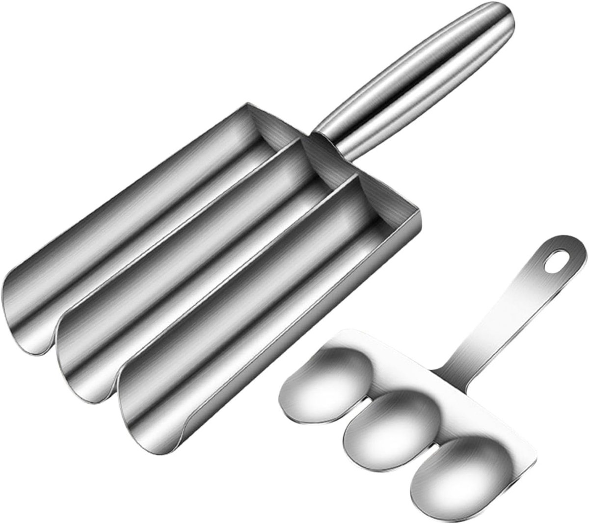 Scoop Ball Maker, Roestvrij Staal Gehaktbal Maker met SnijSpade