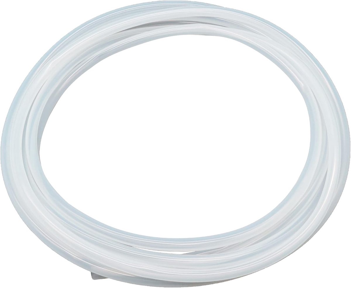 7 mm ID x 10 mm OD, 3 meter, voor levensmiddelen geschikte slangen, flexibele siliconenslang, helder, water lucht, slangen voor pompen