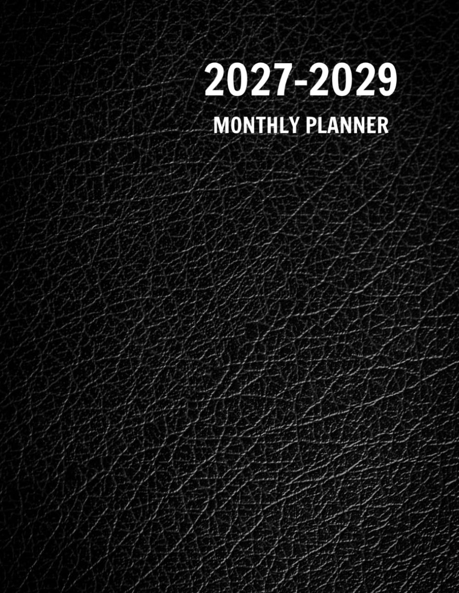 2027-2029 Monthly Planner: 3 Years Calendar from January 2027 To December 2029 with Federal Holidays - ShopVlot