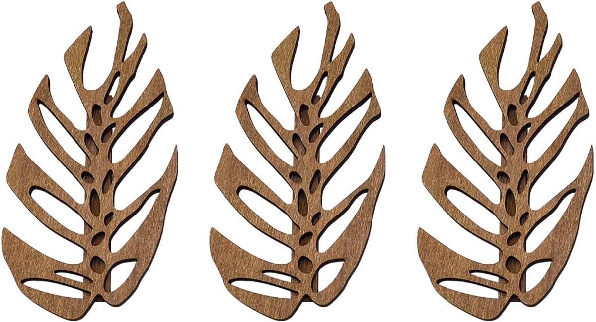 Set van 3 houten muur plant clips muur houten plantenhouder clips planten muur mount klimhulp planten voor wijnstokken indoor wijnstokken muur montage
